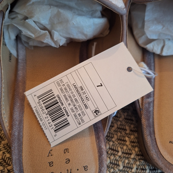 A new day velvety mule flats purple sz 7 - Picture 9 of 14